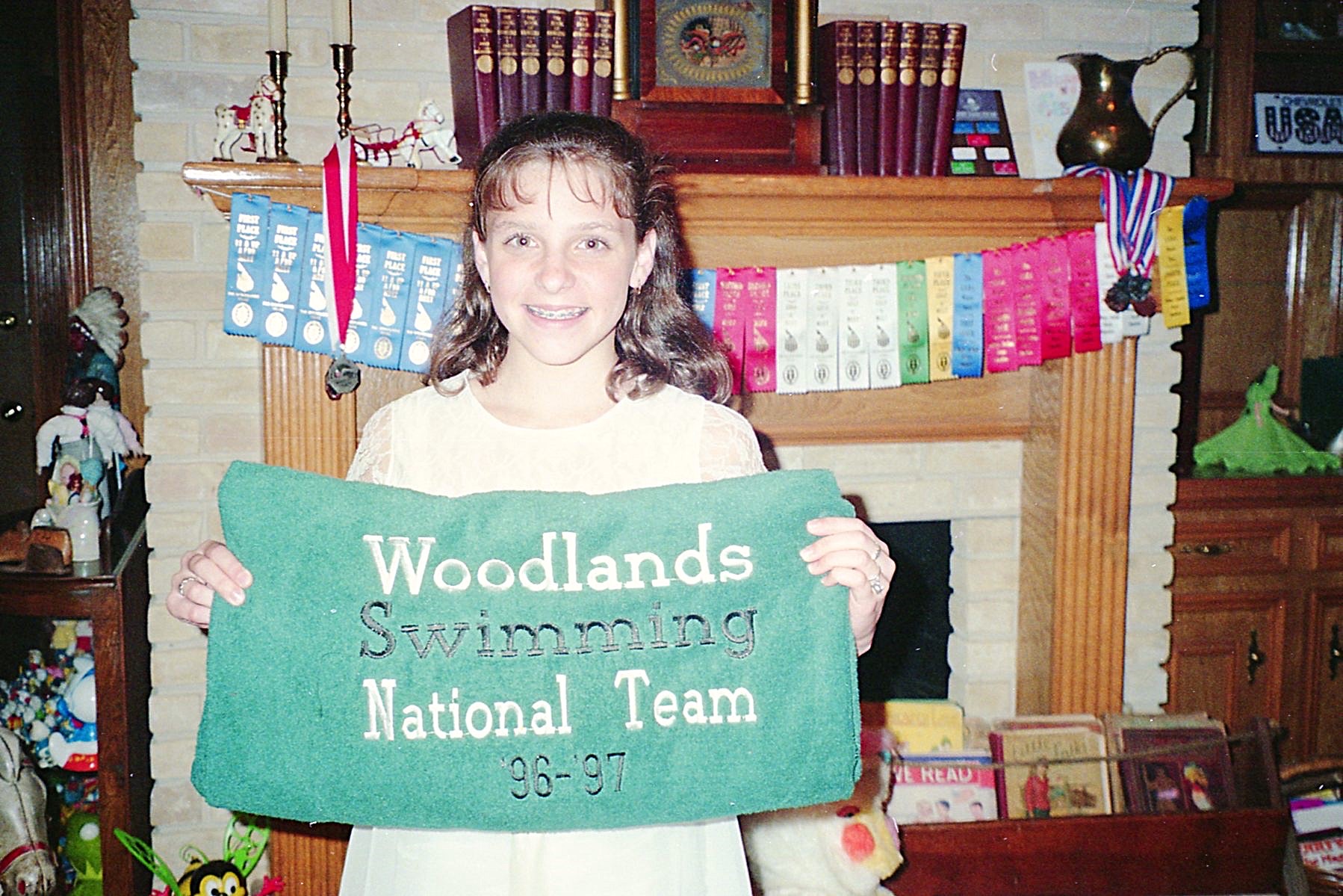 Nicole Ebert, from the Houston area, was a member of the Junior and Senior National swim team by age 13.